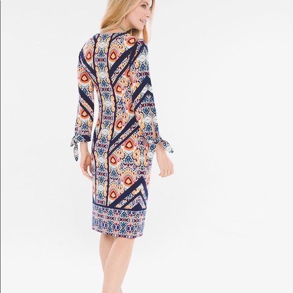 Chico’s | Ikat Dress | NWT | Size 2 - Picture 4 of 5